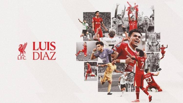 效力3年半！利物浦官方告别迪亚斯：感谢所有贡献，祝愿一切顺利